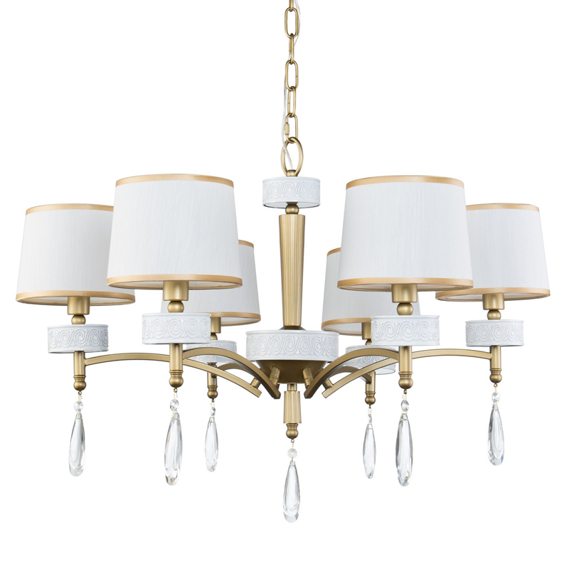 Люстра Dayodore Chandelier 73 Золотой Белый Прозрачный в Перми | Loft Concept 