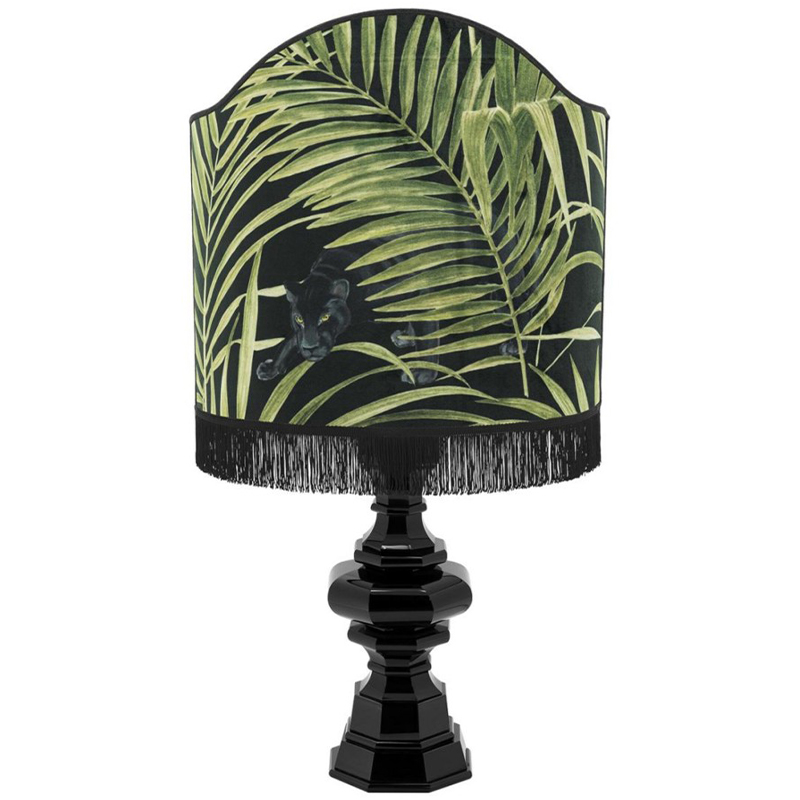 Настольная лампа Table Lamp Empire Scudo Black Green Черный Зеленый в Перми | Loft Concept 