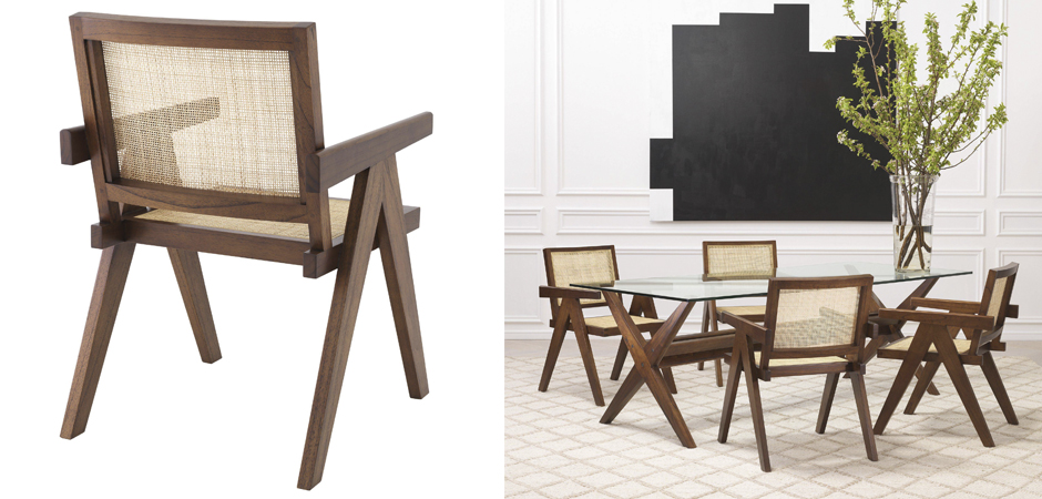 Стул Eichholtz Dining Chair Aristide brown Стул Eichholtz Dining Chair Aristide brown - Loft-Concept в Перми