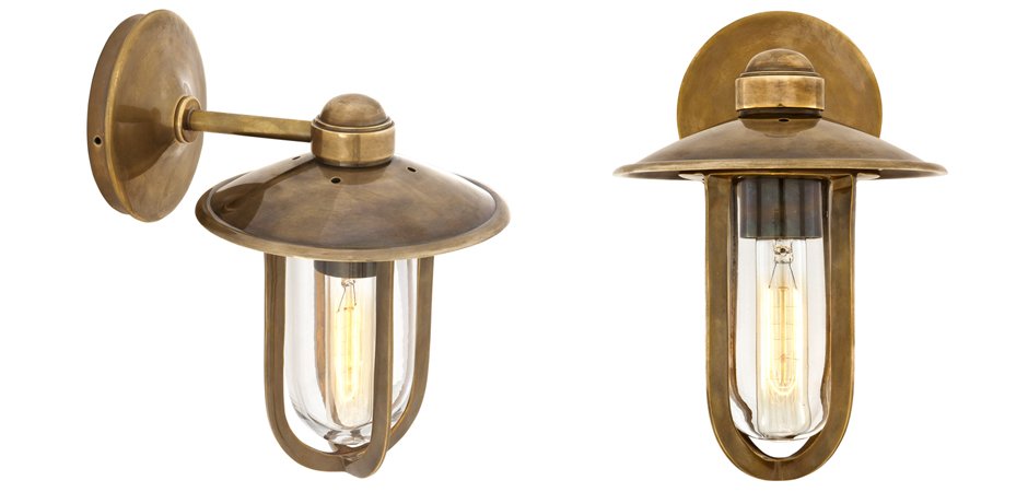 Бра Eichholtz Wall Lamp Seg Harbour Brass Бра Eichholtz Wall Lamp Seg Harbour Brass - Loft-Concept в Перми