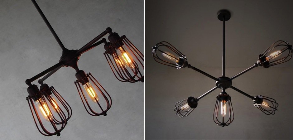 Люстра Loft Marconi Cage Light Люстра Loft Marconi Cage Light - Loft-Concept в Перми