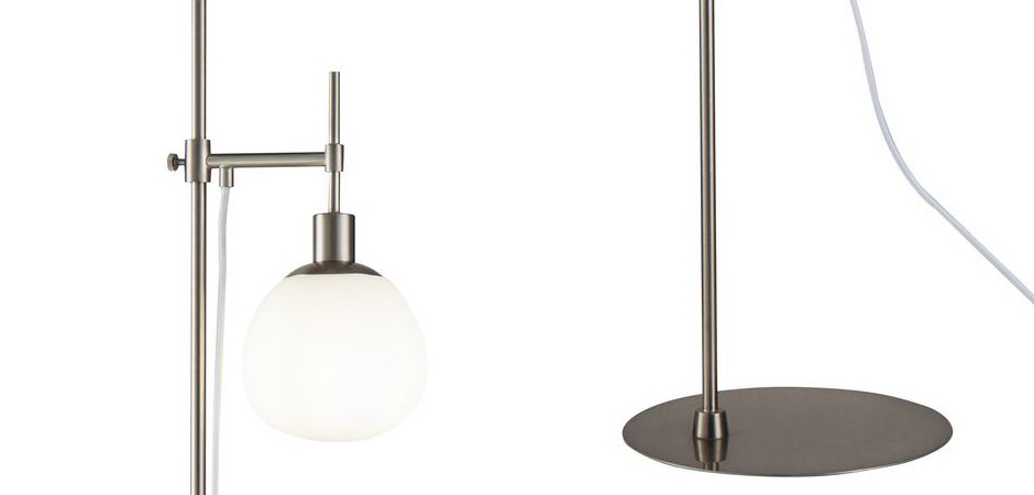 Торшер Tiepolo Ball Floor Lamp Nickel Торшер Tiepolo Ball Floor Lamp Nickel - Loft-Concept в Перми