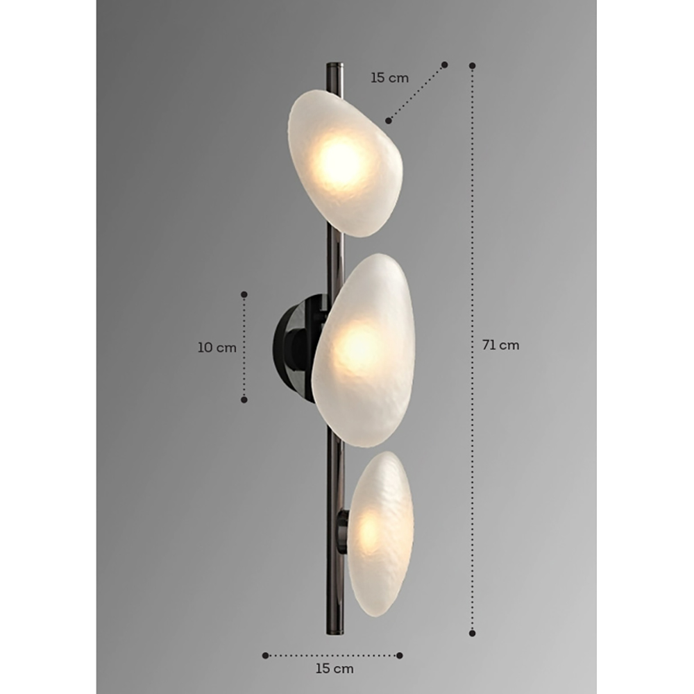 Бра LINDIS FROST LONG WALL 3 лампы Молочное стекло  в Перми