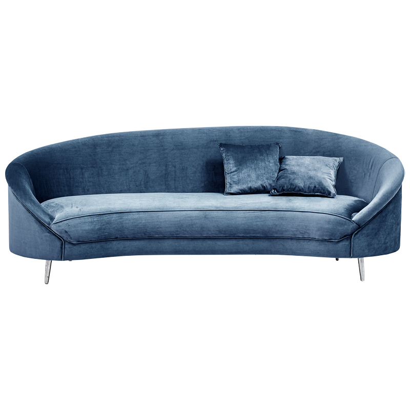 Диван Paulet Sofa blue Серый Хром в Перми | Loft Concept 