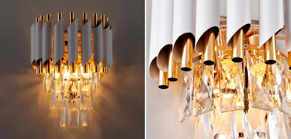 Каскадное бра Empire Crystal Gold Каскадное бра Empire Crystal Gold - Loft-Concept в Перми
