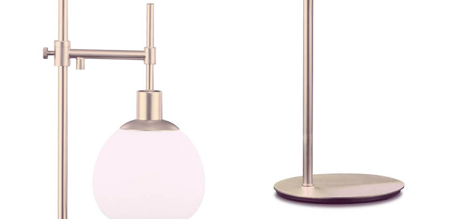 Настольная лампа Tiepolo Ball Table lamp nickel Настольная лампа Tiepolo Ball Table lamp nickel - Loft-Concept в Перми