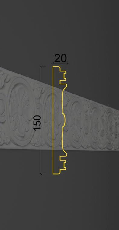 Молдинг с орнаментом MO-22 в Перми