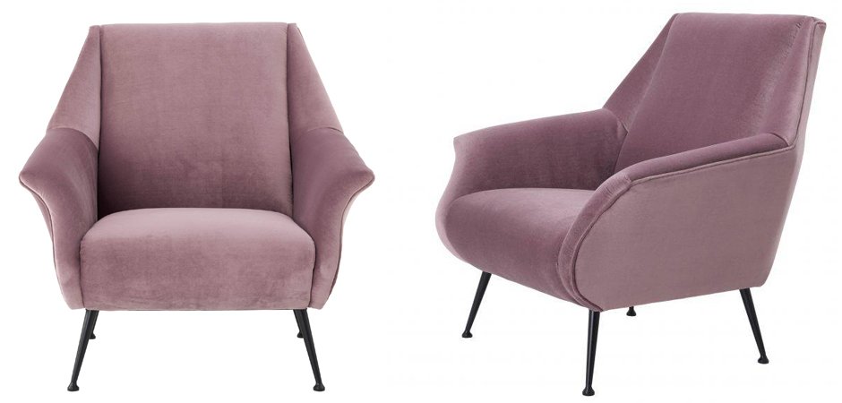Кресло Eichholtz Chair Trezzo Lilac Кресло Eichholtz Chair Trezzo Lilac - Loft-Concept в Перми