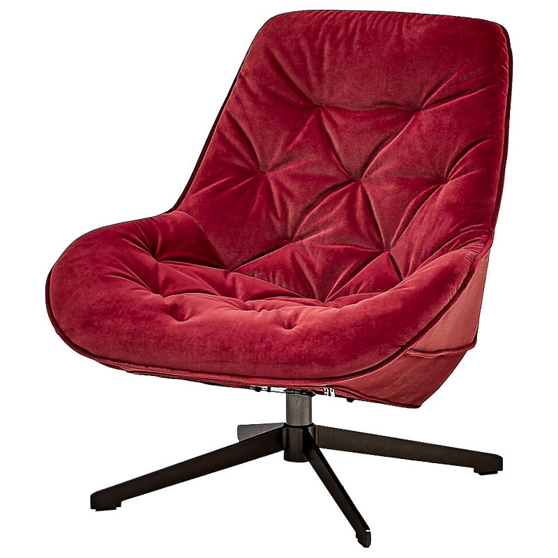 Кресло Vetsera Chair Красный (Red) Черный в Перми | Loft Concept 