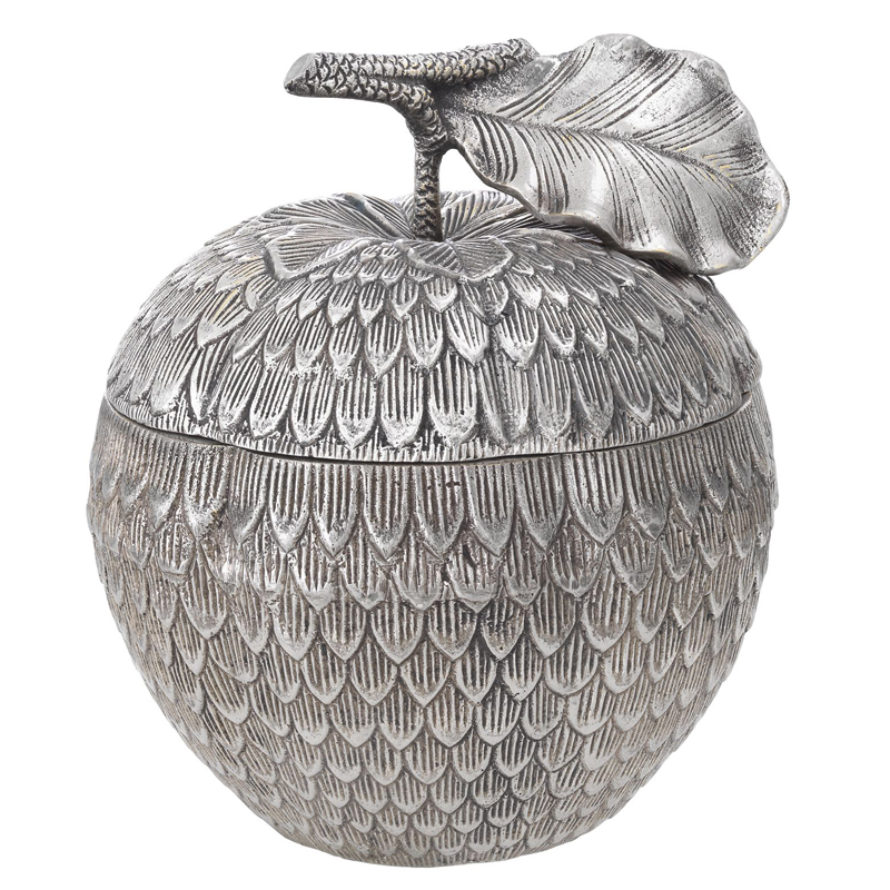 Шкатулка Eichholtz Box Custard Apple Silver Серебряный в Перми | Loft Concept 