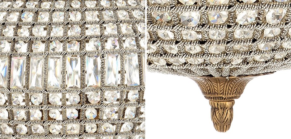 Люстра Chandelier Kasbah Oval M Brass - фото №1