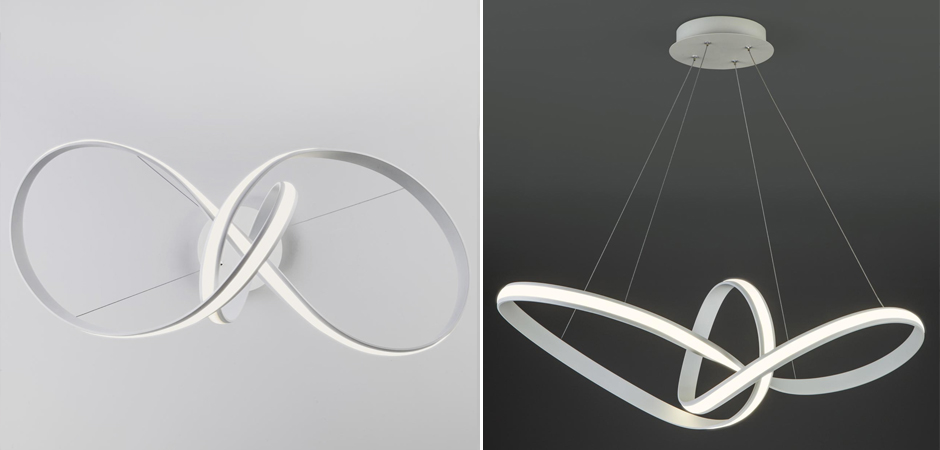 Люстра Mobius Strip White Chandelier Люстра Mobius Strip White Chandelier - Loft-Concept в Перми
