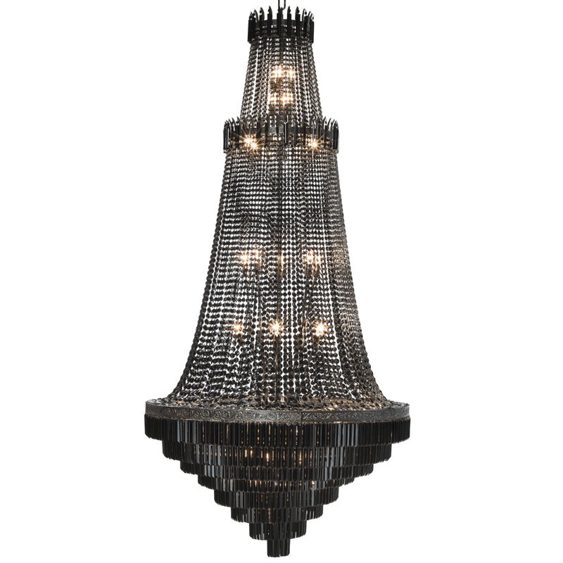 Люстра ABHIKA LAMP EMPIRE BRONZE Черный Темная бронза в Перми | Loft Concept 