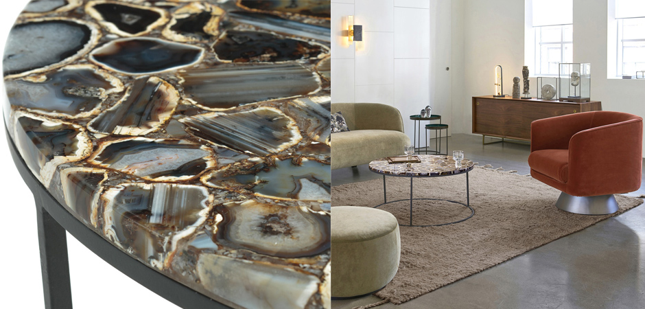 Стол кофейный Natural Agate Стол кофейный Natural Agate - Loft-Concept в Перми