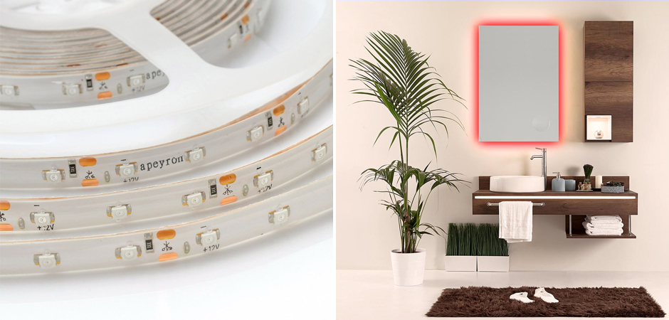 Светодиодная влагозащищенная лента 4,8W/m 60LED/m 3528SMD красный Светодиодная влагозащищенная лента 4,8W/m 60LED/m 3528SMD красный - Loft-Concept в Перми