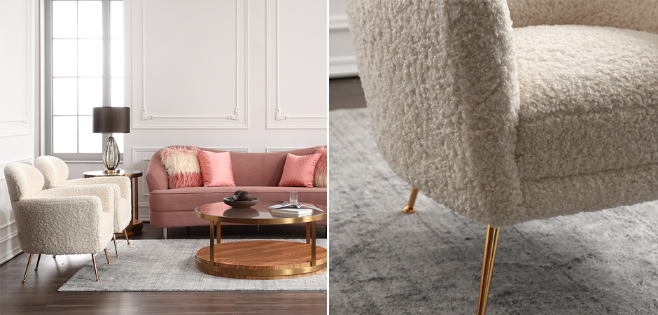 Кресло Milk Boucle Chair Кресло Milk Boucle Chair - Loft-Concept в Перми