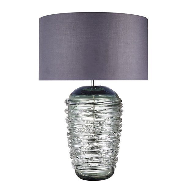 Настольный светильник Porta Romana GLB32 GLASS THREAD LAMP Стекло Смок в Перми | Loft Concept 