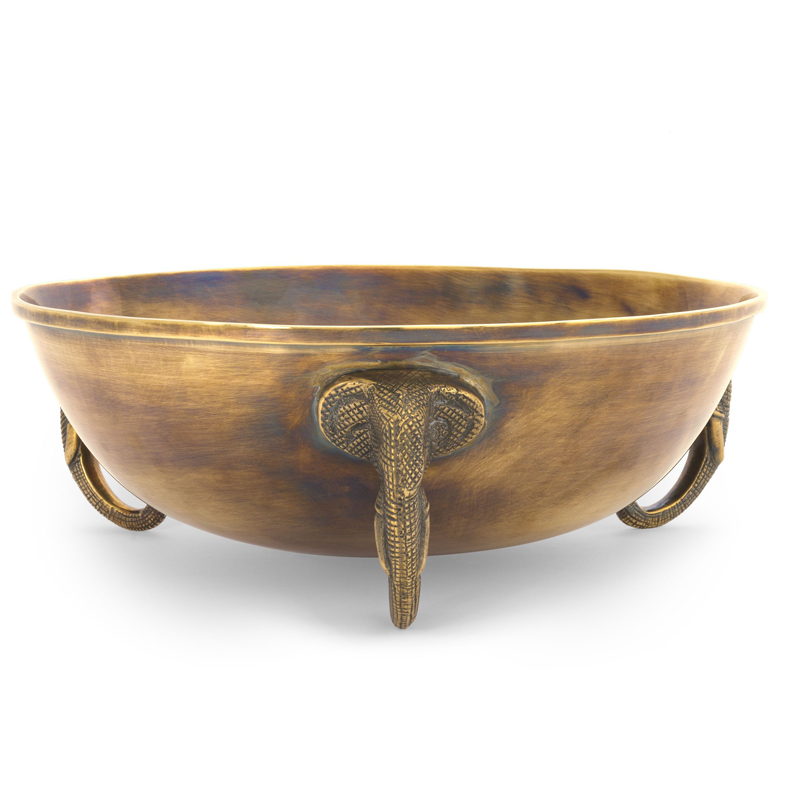 Чаша Eichholtz Bowl Maharaja brass Винтажная латунь в Перми | Loft Concept 