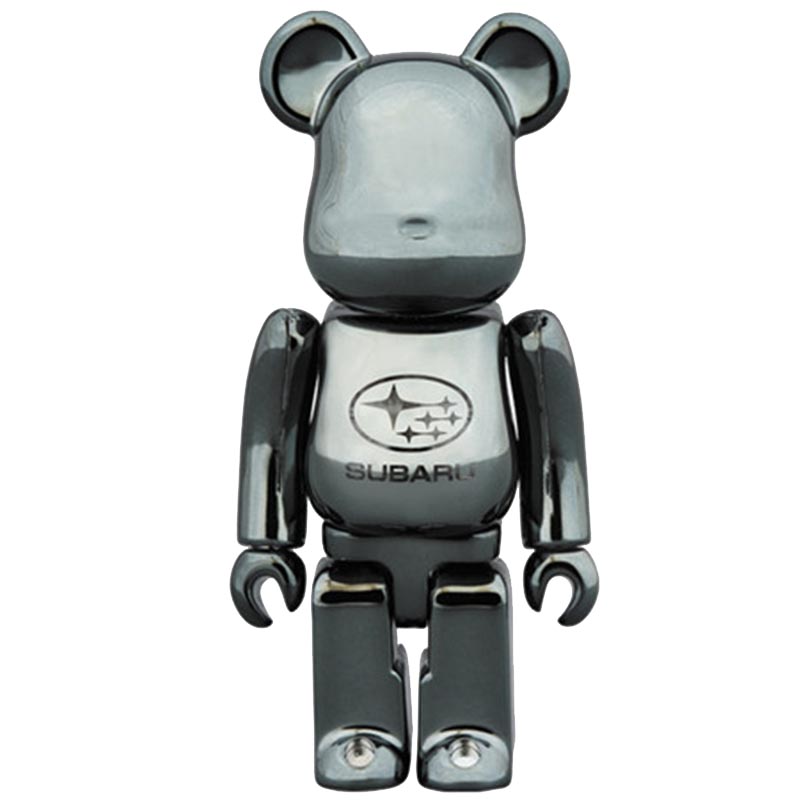 Статуэтка Bearbrick Subaru Темный хром в Перми | Loft Concept 