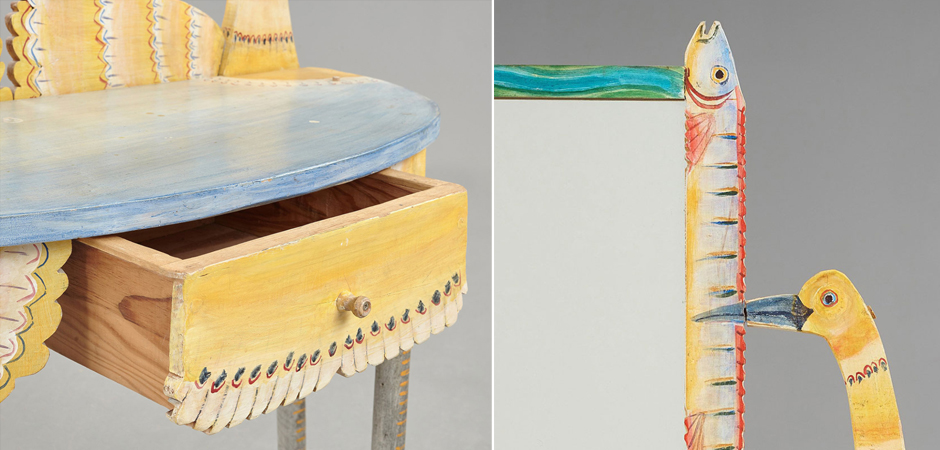 Туалетный Столик Painted Wood Dressing Table - Loft-Concept в Перми