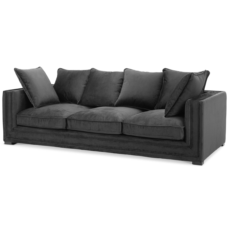 Диван Eichholtz Sofa Menorca black Черный в Перми | Loft Concept 