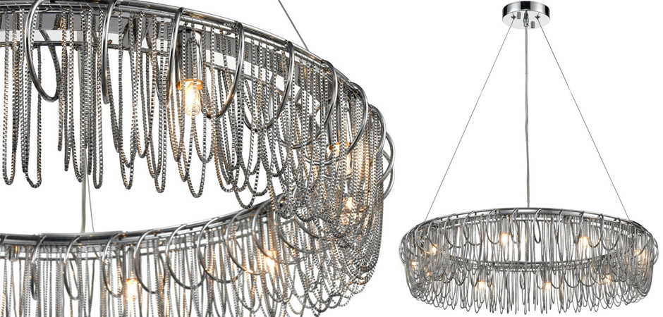 Люстра Spiral & Chains Chrome Circle Люстра Spiral & Chains Chrome Circle - Loft-Concept в Перми