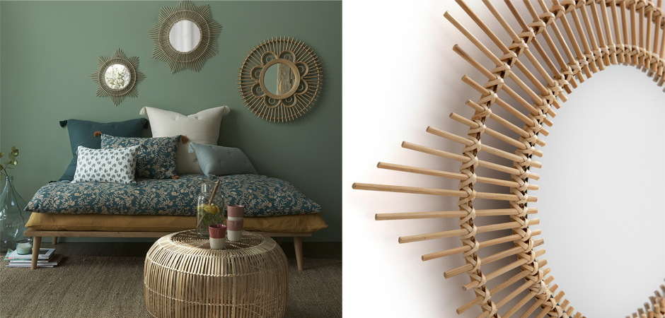 Зеркало Mirror Bamboo D45 Зеркало Mirror Bamboo D45 - Loft-Concept в Перми