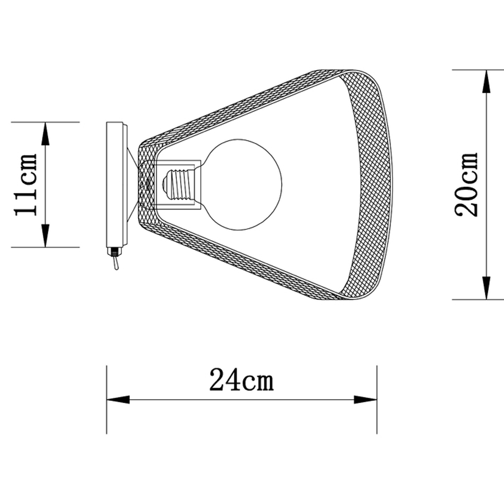 Бра в стиле лофт Lamp Malik в Перми