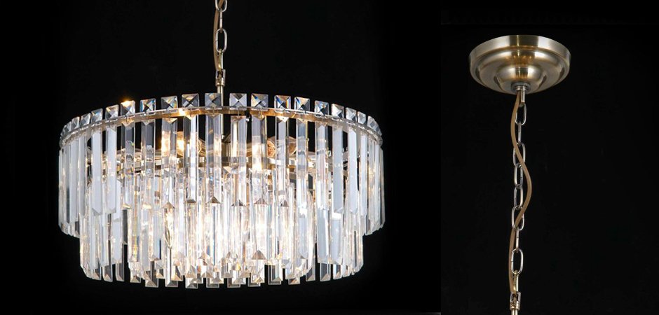 Люстра Odeon Chandelier Прозрачное Стекло Люстра Odeon Chandelier Прозрачное Стекло - Loft-Concept в Перми