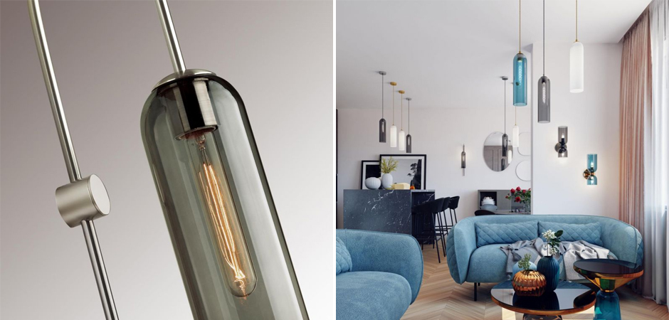 Бра Articolo c дымчатым стеклом Бра Articolo c дымчатым стеклом - Loft-Concept в Перми