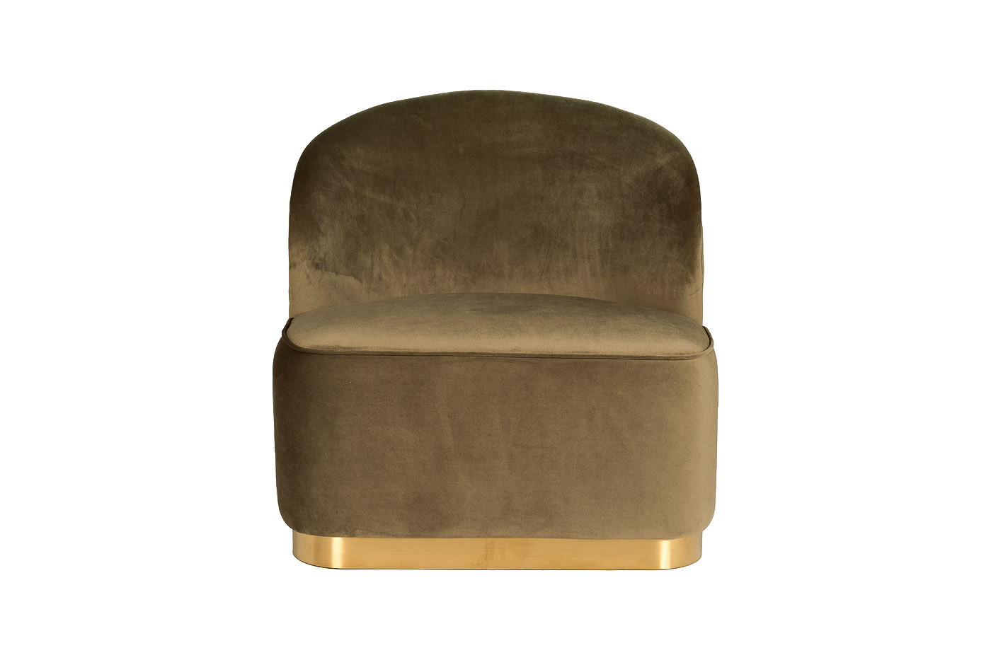 Кресло Zion DARK OLIVE WITH GOLD - фото