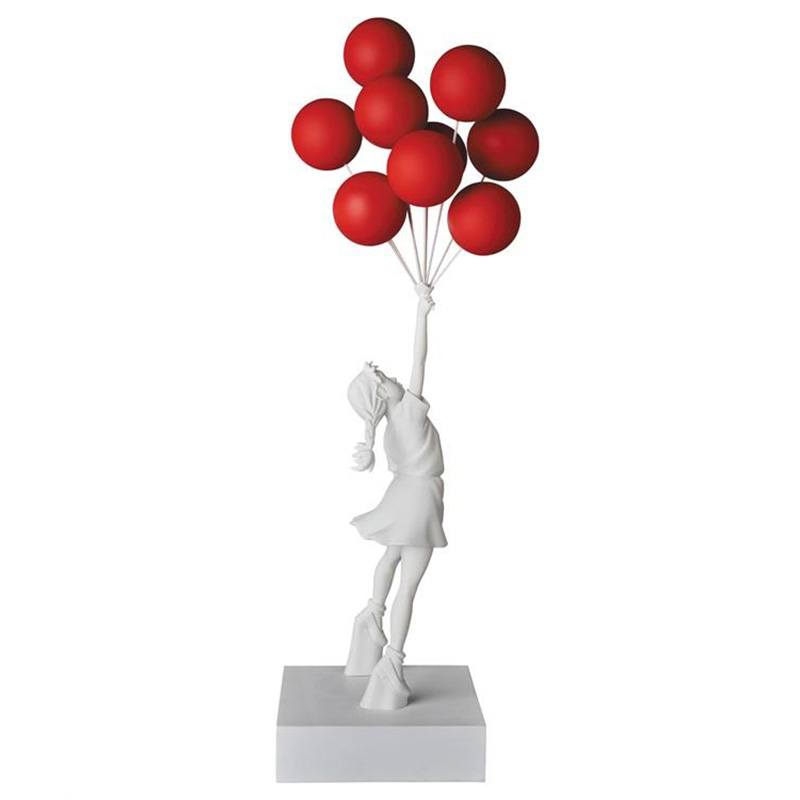 Статуэтка Flying Balloons Girl white and red Белый Красный в Перми | Loft Concept 