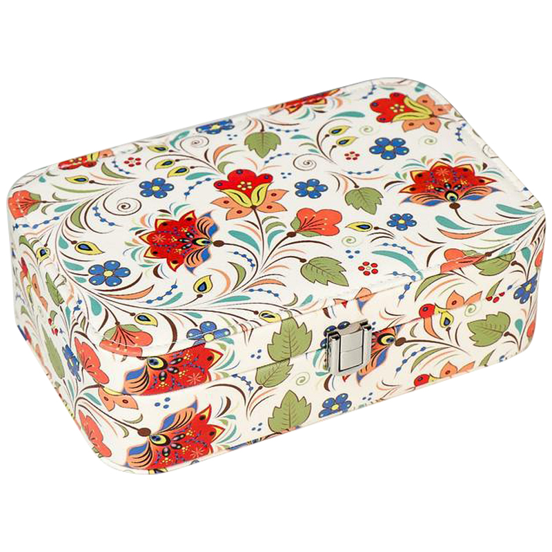 Шкатулка Multicilored Floral Pattern Jewerly Organizer Box Мульти в Перми | Loft Concept 