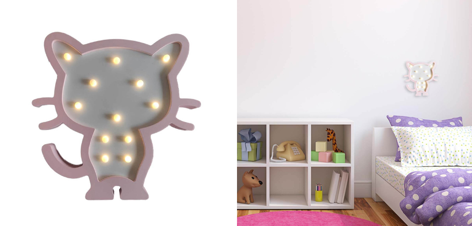 Детский ночник Розовый котенок Детский ночник Розовый котенок - Loft-Concept в Перми