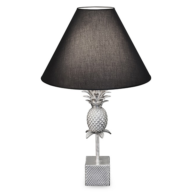 Настольная лампа LAMPTABLE PINEAPPLE CONE black Черный Серебряный в Перми | Loft Concept 