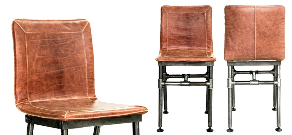 Барный стул Iron Loft Bar stool brown Барный стул Iron Loft Bar stool brown - Loft-Concept в Перми