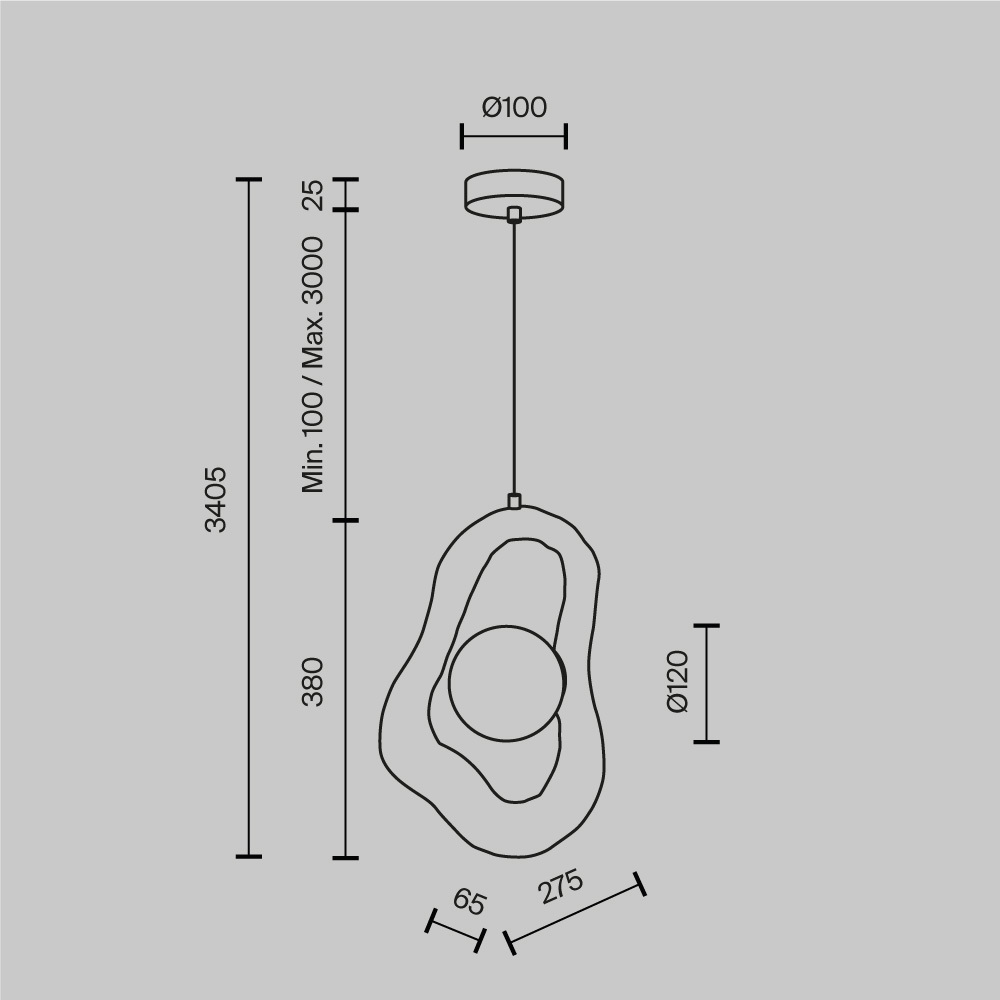 Подвесной светильник Opus в Перми