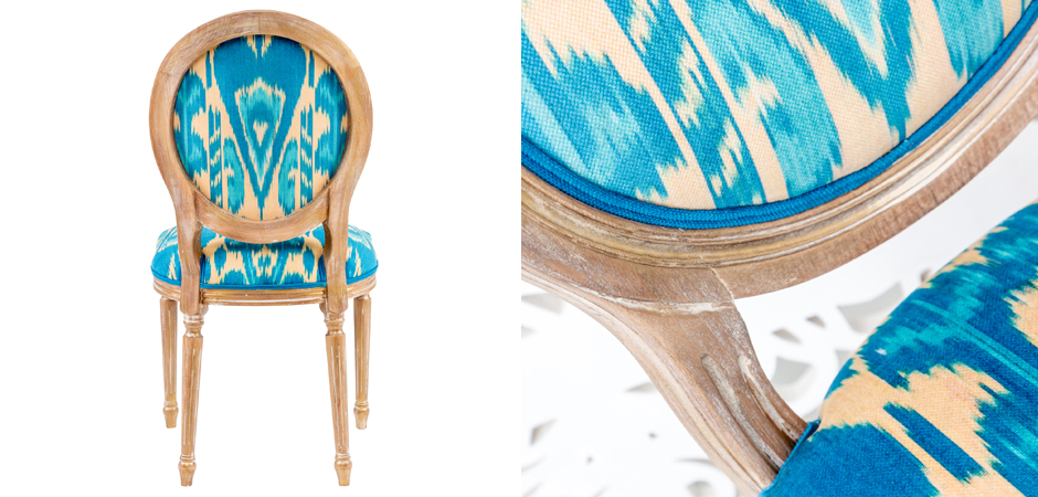 Стул Ikat Pattern Голубой Стул Ikat Pattern Голубой - Loft-Concept в Перми