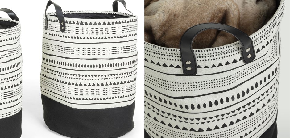 Комплект корзин Black and White Wedges Комплект корзин Black and White Wedges - Loft-Concept в Перми