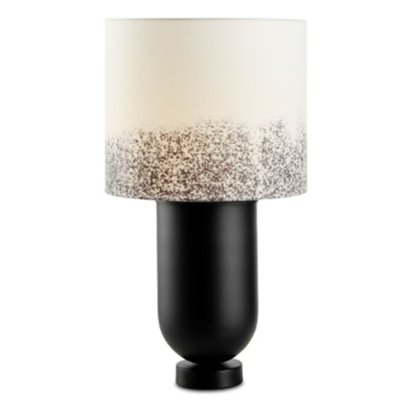 Настольная лампа Adeline Black Table Lamp Черный Белый в Перми | Loft Concept 