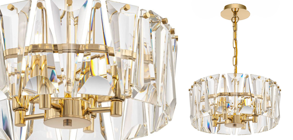 Люстра Ruby Crystal Chandelier Gold 38 Люстра Ruby Crystal Chandelier Gold 38 - Loft-Concept в Перми