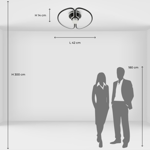 Потолочный светильник черного цвета круглой формы Luke Lampco Tracer Lamp в Перми