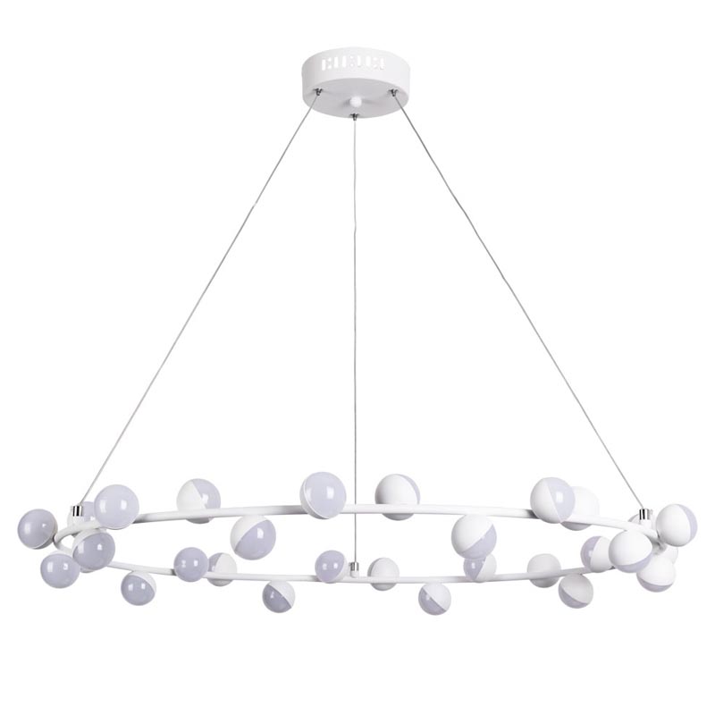 Люстра Vilelme Chandelier white 80 Белый в Перми | Loft Concept 