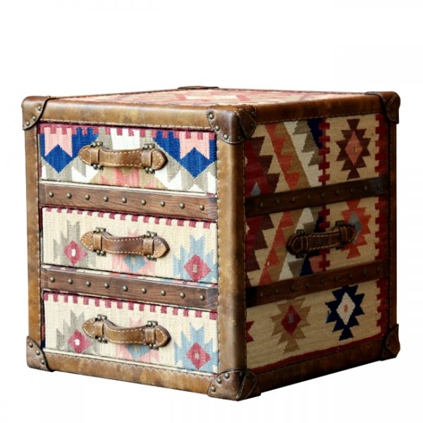 Сундук Kilim Cube Chest Мульти в Перми | Loft Concept 