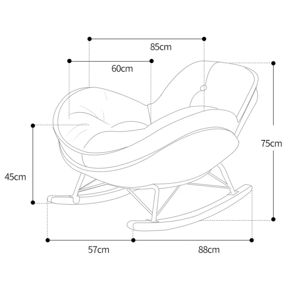 Кресло-качалка Rocking Soft Chair Кресло-качалка Rocking Soft Chair в Перми