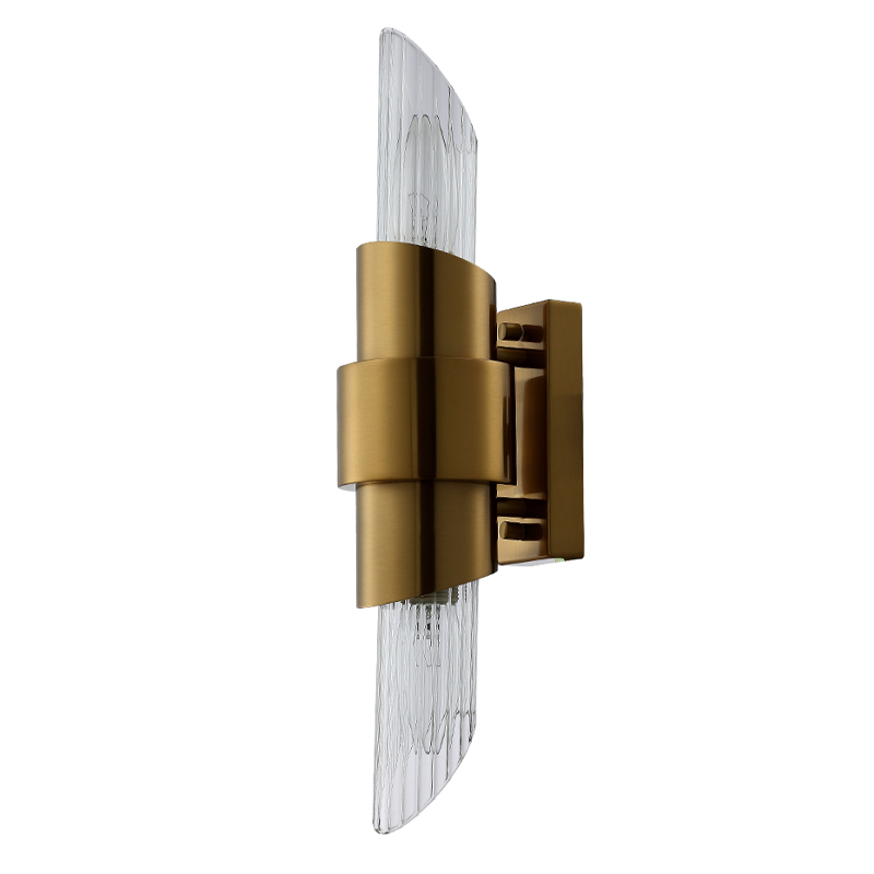Бра с прозрачным плафоном цилиндрической формы Luxxu Modern Design Бронза Хром Прозрачное Стекло Бра с прозрачным плафоном цилиндрической формы Luxxu Modern Design Бронза Хром Прозрачное Стекло в Перми | Loft Concept