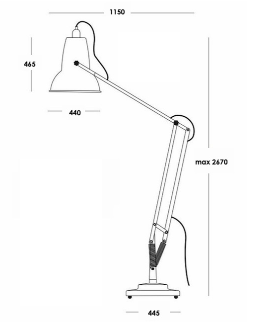 Напольная лампа Anglepoise Giant 1227 Floor Lamp в Перми