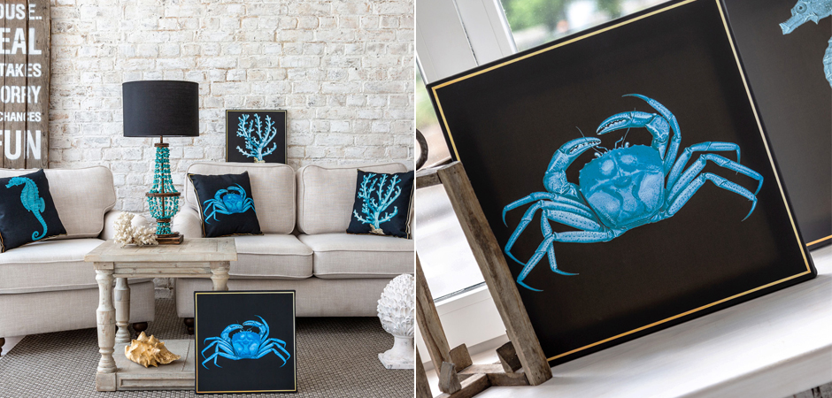 Постер Blue Crab Poster Постер Blue Crab Poster - Loft-Concept в Перми