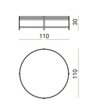 Столик Ula Round coffee table ULA002 в Перми