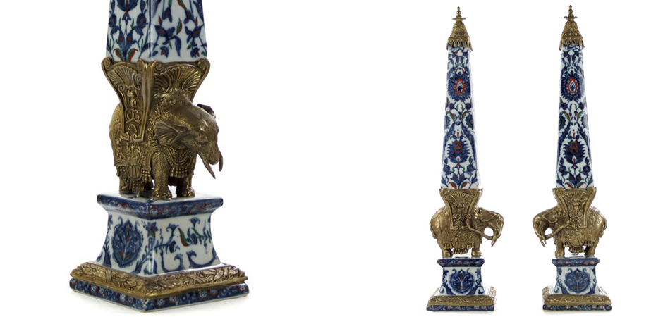 Статуэтка Painted Obelisk Elephant Статуэтка Painted Obelisk Elephant - Loft-Concept в Перми